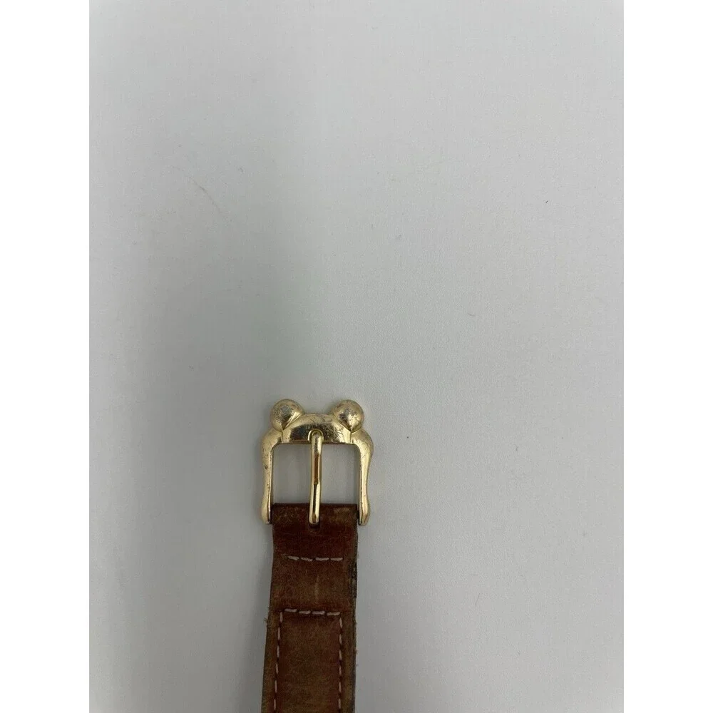 Vintage Mickey Mouse Baseball Lorus Watch With Gold All Star Disney Rare